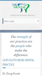 Mobile Screenshot of dkdentalsouthbend.com